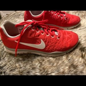Red Nike Running Shoes